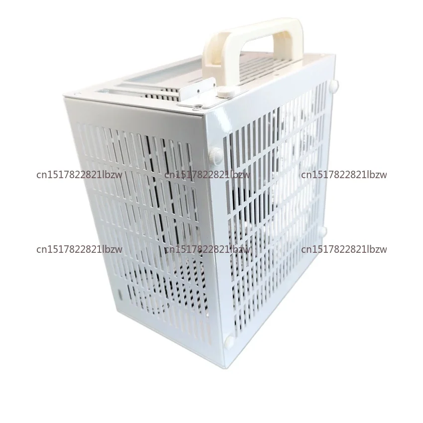 All Aluminum ITX Small Computer Case JXK Stand Up Portable Plug-in Graphics Card SFX Power Supply Thickened 8.5L