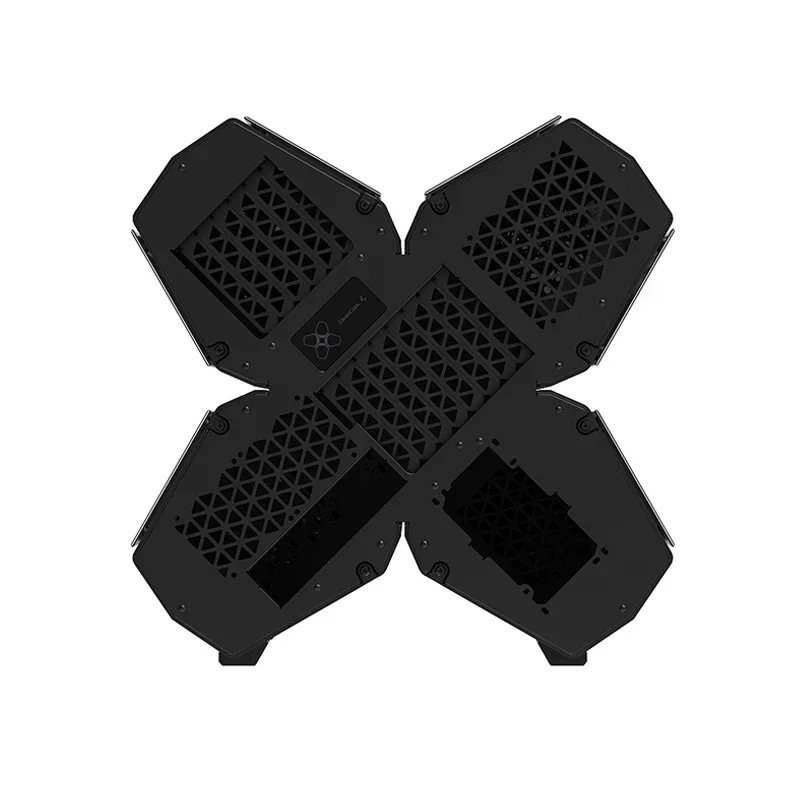 

Space Station computer game water-cooled compartment design with ARGB lighting support for 4090 chassis throughout the tower