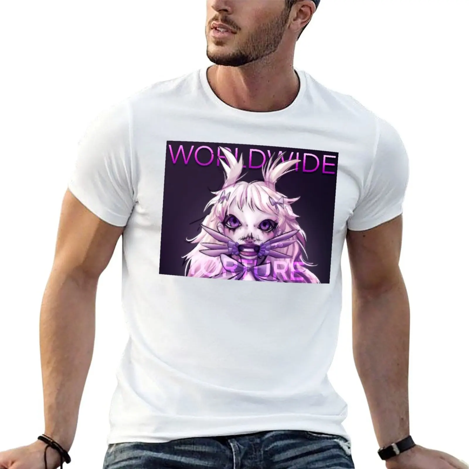 

Jazmin Bean - Worldwide Torture T-Shirt man t shirt heavy cotton t shirts for man cotton soft T-Shirt