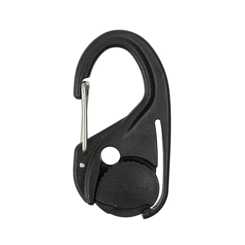 Rope Tightener Cast Hanging Rope Hook Without Knotting Self-Locking Binding Fixed Cam Mechanism Trumpet Outdoor Tools image 3