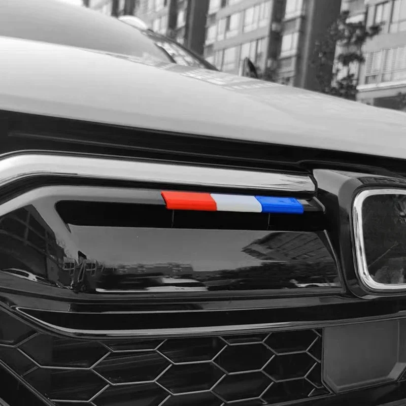 

For HONDA CR-V CRV 2021 2022 5th Gen Car Styling Front Grille Trim Light Cover Three Colors Stickers