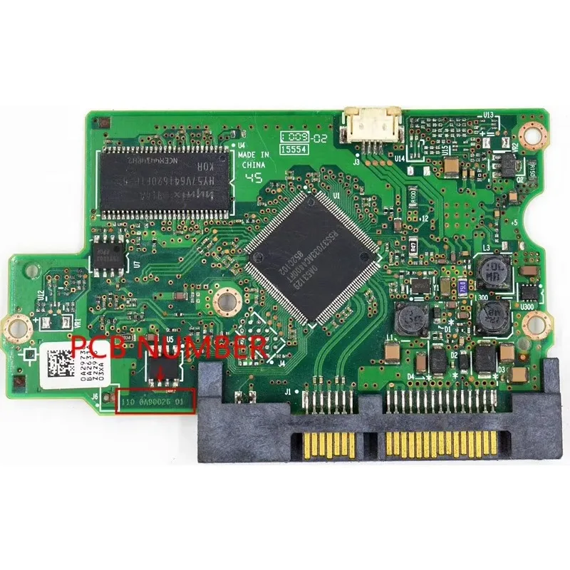 Uration-Disque dur PCB / 110 0A90026 01 , 220 0A90026 01 /IC: 0A55895, 0A53129/Autocollants: 0A29738,0A29778,0A29734, 0A29775,0A29740