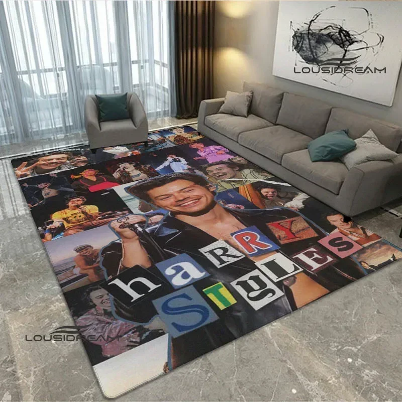 Singer H-Harry-Styles Printed Carpet Non -slip carpet rugs for bedroom area rug bedroom decoration Outdoor rugs birthday gift