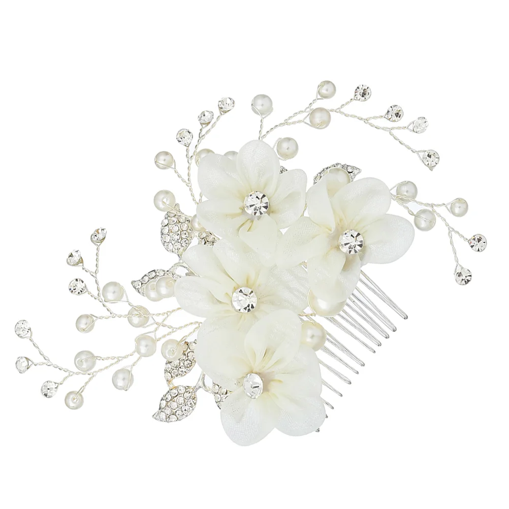 

Wedding Hair Accessories Comb Alloy Exquisite Accessory Luxurious Bridal Silver Beautiful Dress Bride