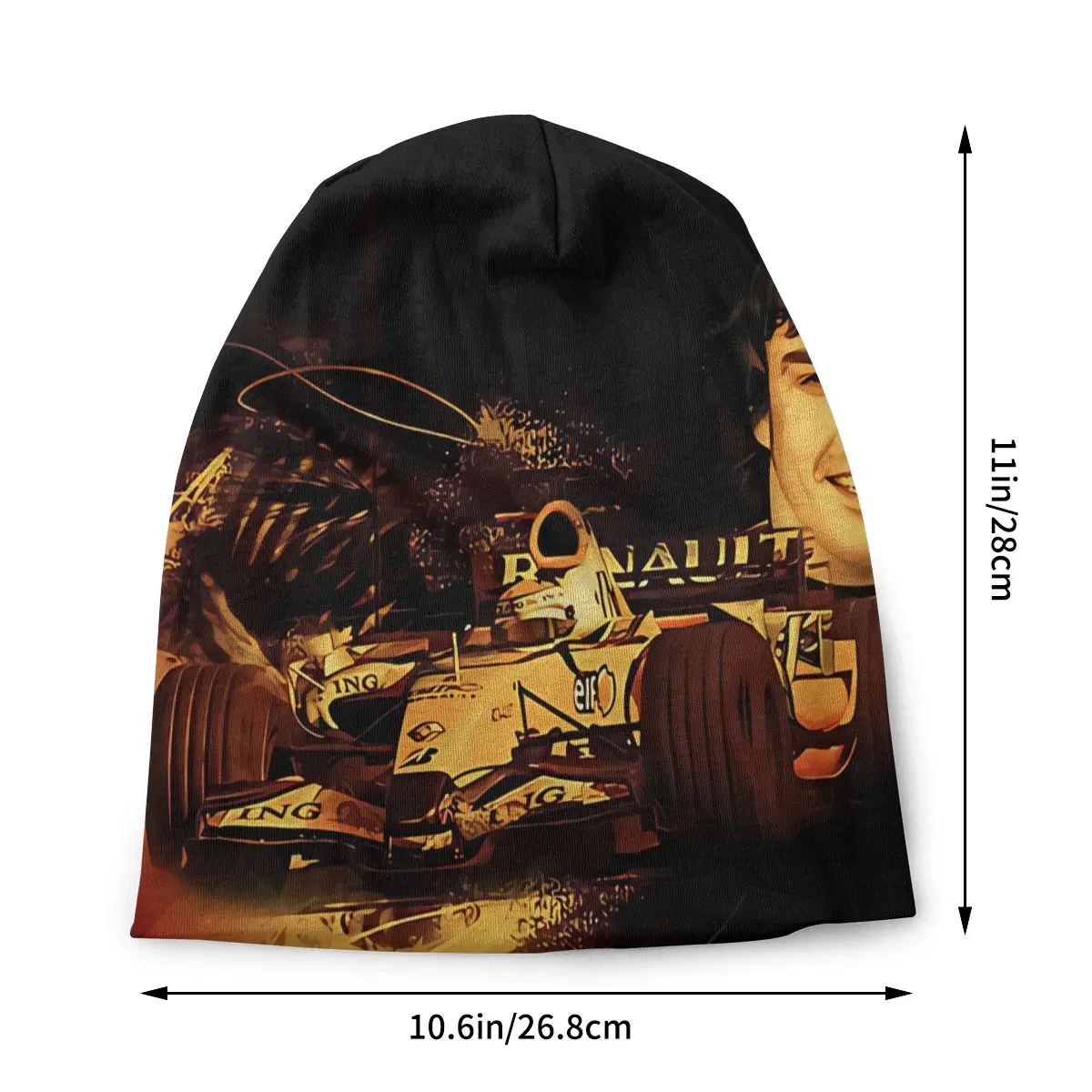 Wallpaper Illustration Sport Thin Beanie Caps Fernando Alonso Skullies Beanies Ski Caps Soft Bonnet Hats