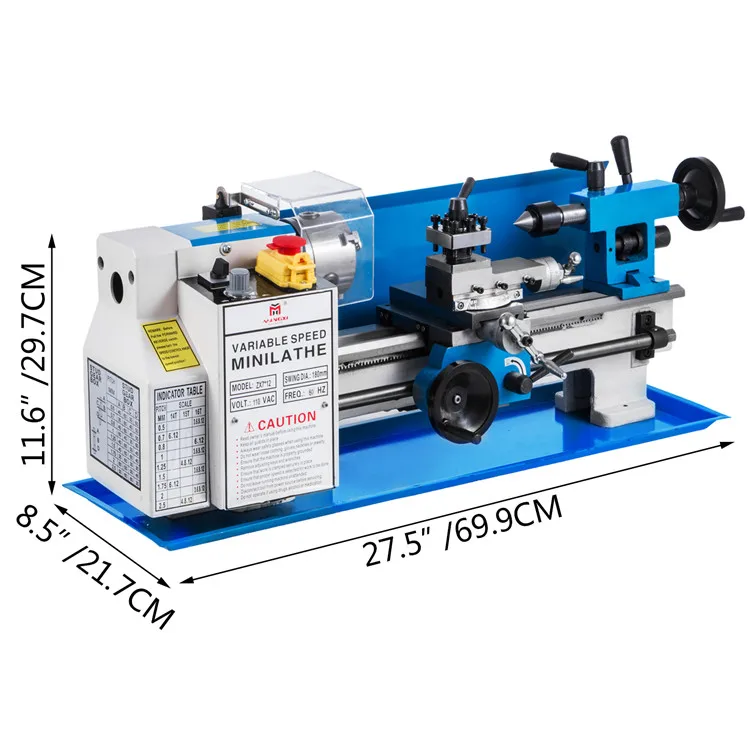 Hot Sale Precision Metal Lathe Variable Speed Bench Mini Lathe