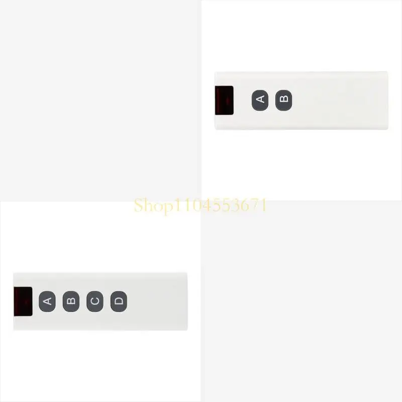 Penjual Terbaik DC12V Wireless Remote Control 1 hingga 4 Key Intelligent Remote Controller 433MHz