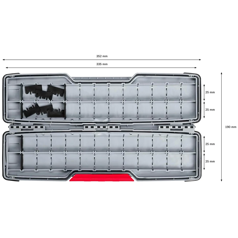 BOSCH 2607011826 1x PRO Tough Box Large for Power Tool Accessories High Efficiency Portable Sturdy Durable