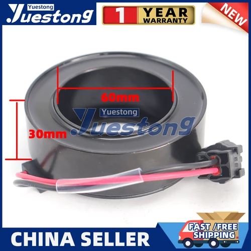 Imagen 2 del producto Para Chery Tiggo 7 8 5X Pro Exeed TXL I 19-24 AC bobina de embrague de compresor 301000131AA compatible con compresor SD7C16