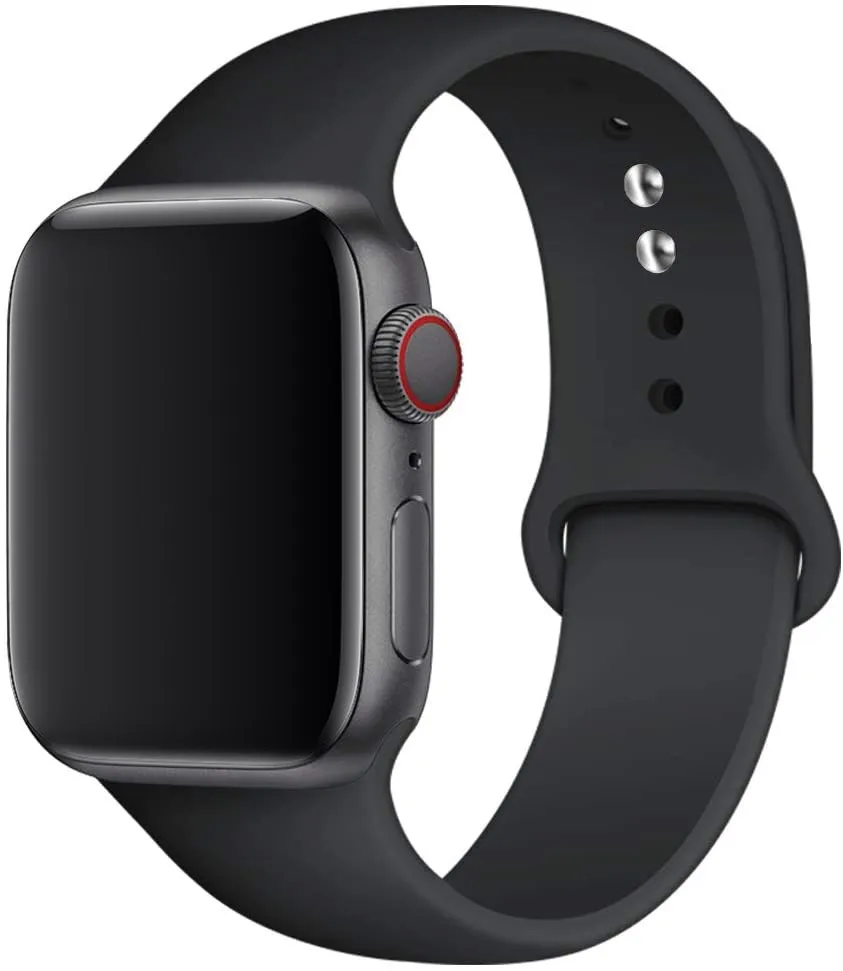 Correa de silicona para Apple Watch, pulsera de 45mm, 44mm, 40mm, 41mm, 49mm, 42mm, 38mm, 44mm, iwatch series se 6, 7, 8, 9, Ultra 2, banda de 49mm