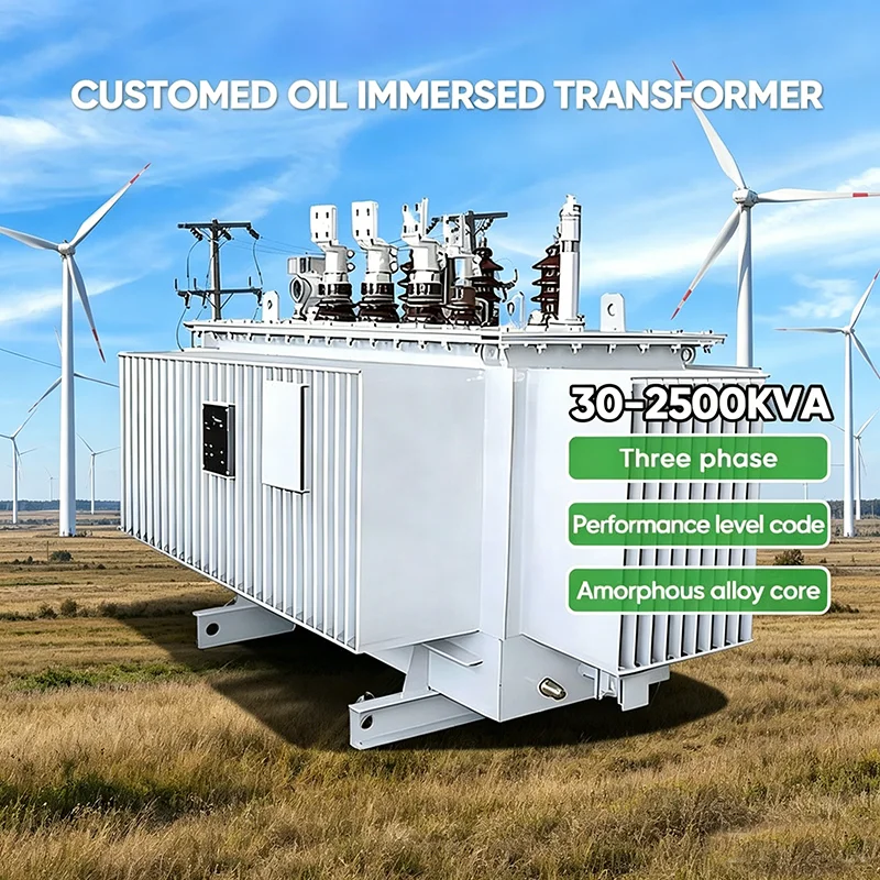 Outdoor Waterproof Oil Immersed Transformer For Commercial Building Power Supply