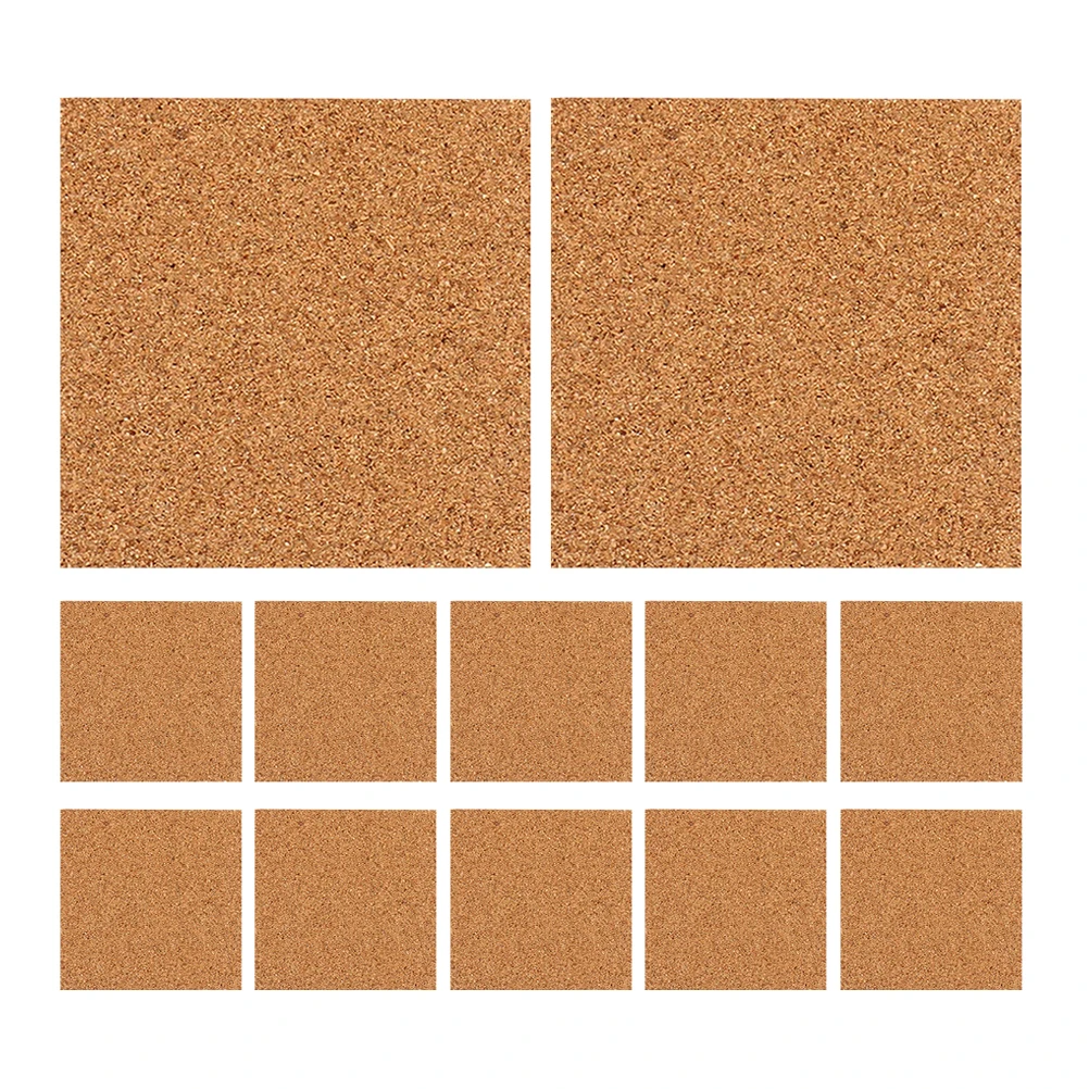 

30Pcs Heat-Resistant Cork Coasters Square Cup Pads Thick Anti-Skid Protective Coasters for Kitchen Table Cork Backing Sheet