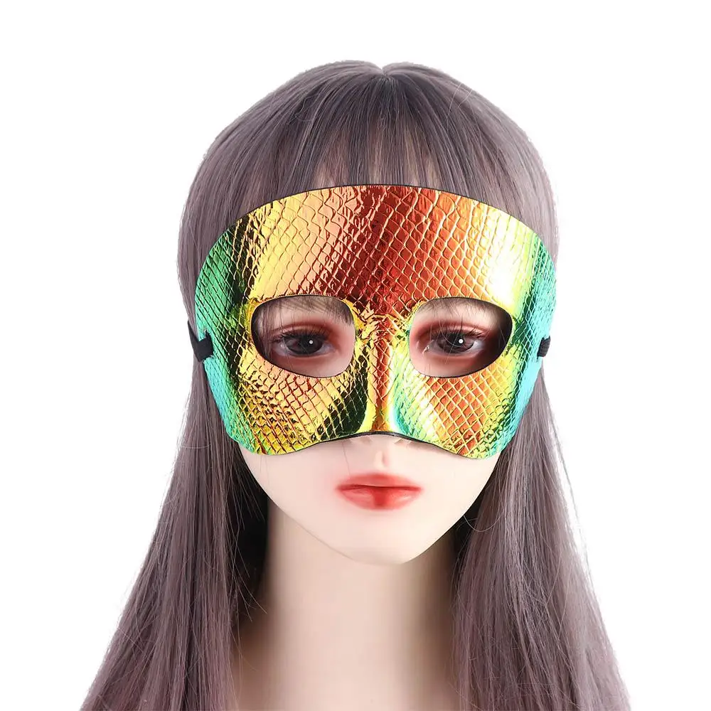 Masquerade PVC Elastic Bandage Protective Mask Basketball Facial Cover Protective Face Nose Guard Protection Mask