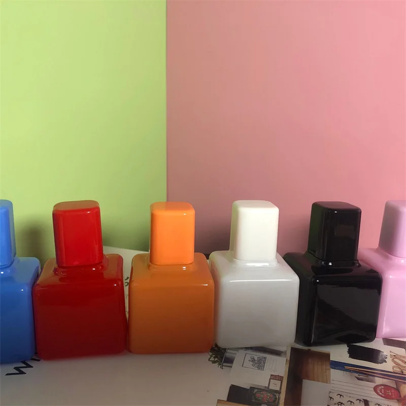 

15/30pcs Empty 30ml Perfume Spray Bottle Square Mist Sprayer Disinfection Atomizer High-end Glass Cosmetic Toner Water Bottle