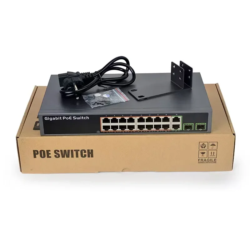 Grandstream Proolin best cheap model 20 port Gigabit PoE Switch IEEE 802.3af /at