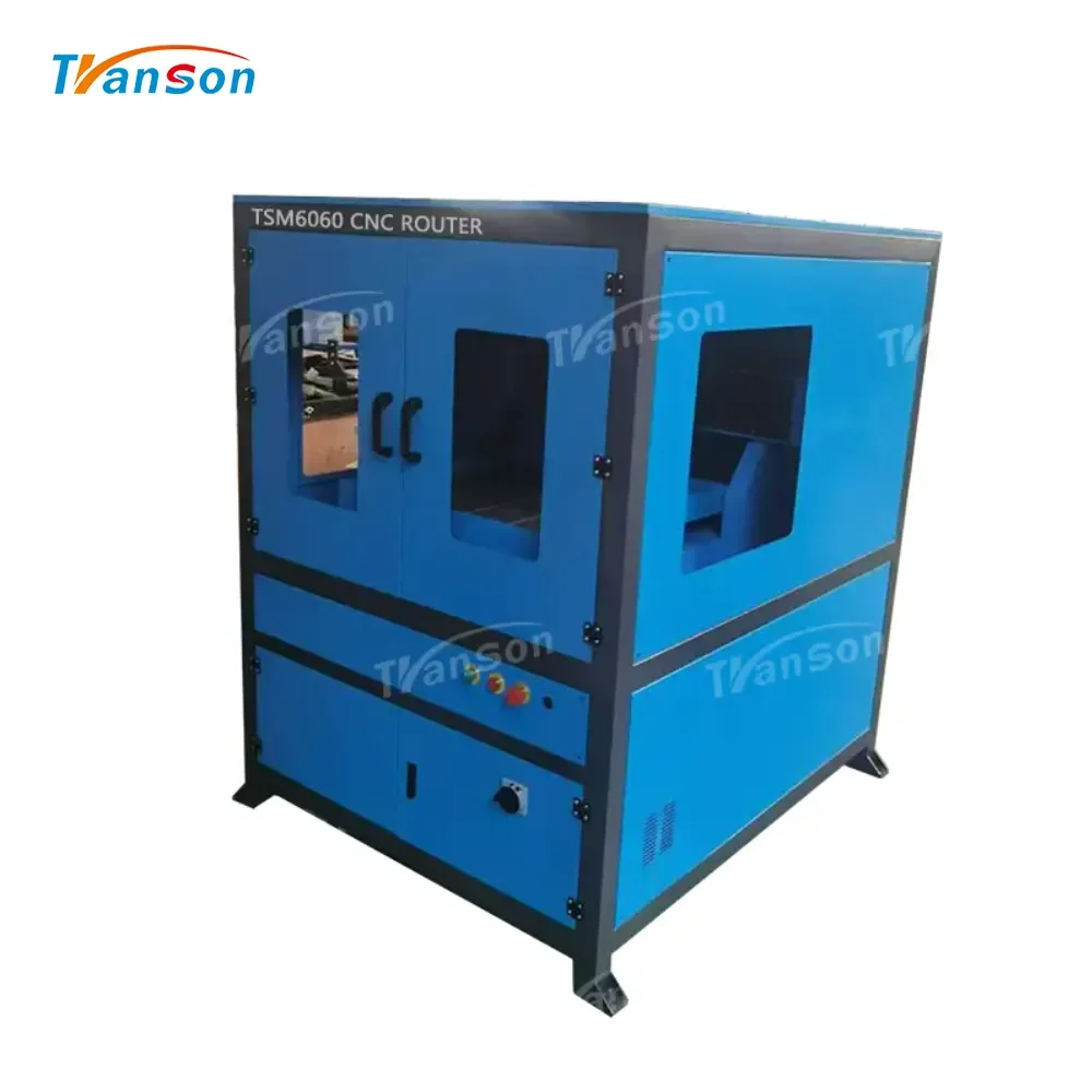 Desktop CNC Router 6060 3 Axis Mach3 Control Single Spindle PLC Core Wood Metal Milling & Engraving Machine