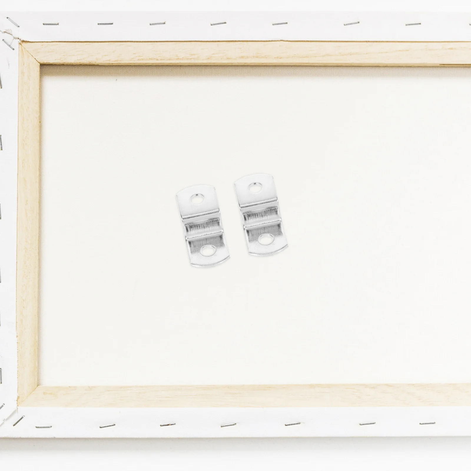 50 قطعة رمز الزاوية: مشابك الإطار المعدني على شكل Z لأدوات تأطير الصور ذات الفتحة المزدوجة ومشابك أجهزة تركيب الأعمال الفنية #2