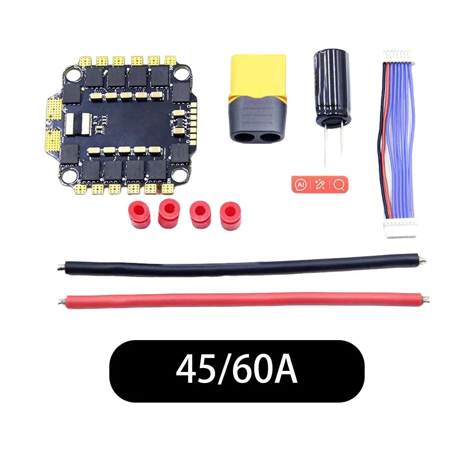 quatre-en-un-esc-fc-stack-45a-60a-esc-pour-quadricoptere-esc-sans-balais-esc-sans-balais-4-en-1-pour-aile-fixe-drone