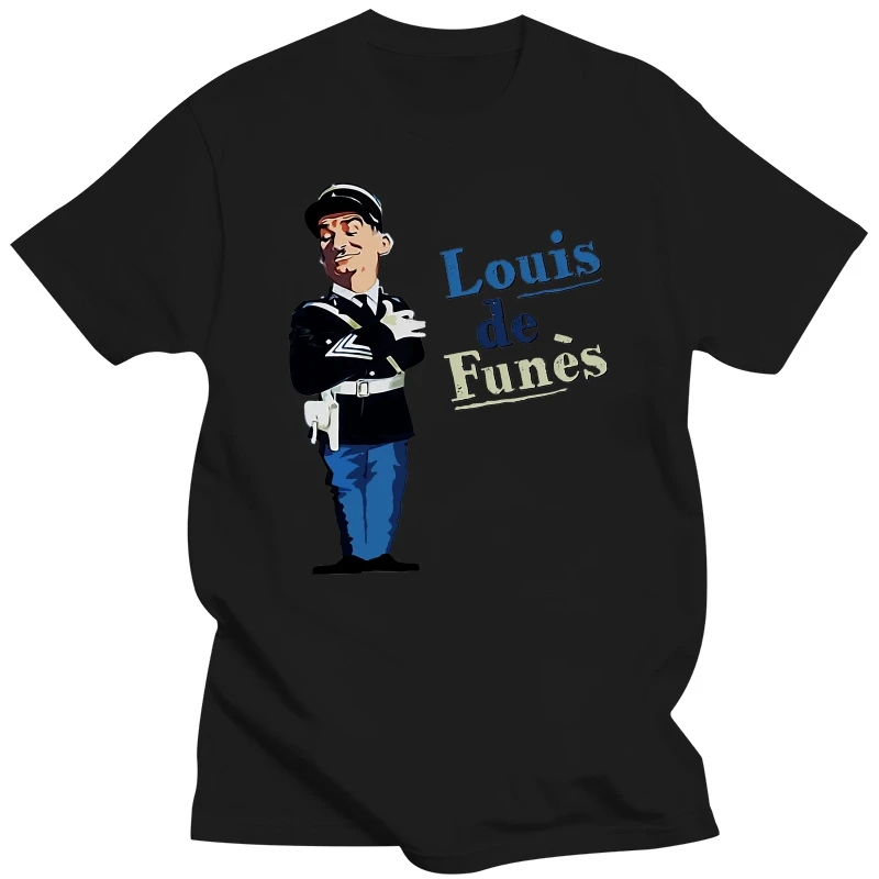 Louis De Funès T Shirt Louis De Funes French Actor Comedy Movie Film Cinema Cult Funny Jean Gabin