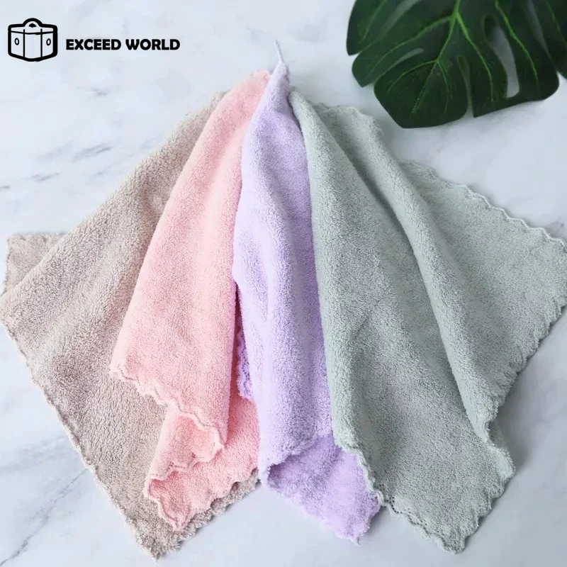 Superfine Fiber Cartoon Melange Child Towel Hand Towel Pinafore Home Cleaning Face for Baby for Kids High Quality Face Towel