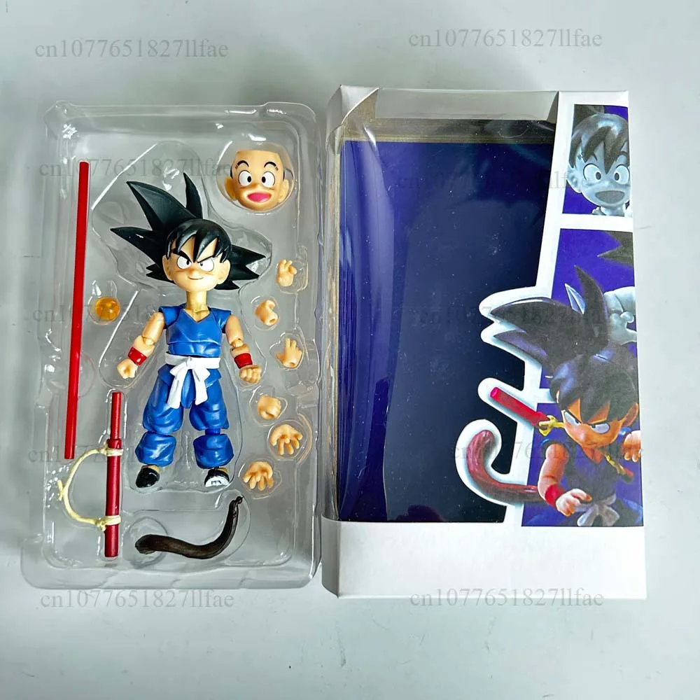 

Ограниченная серия Dragon Ball Z Soul Blue Молодежная фигурка Гоку ПВХ Модель игрушки Совместный подвижный декор комнаты Подарок для друзей