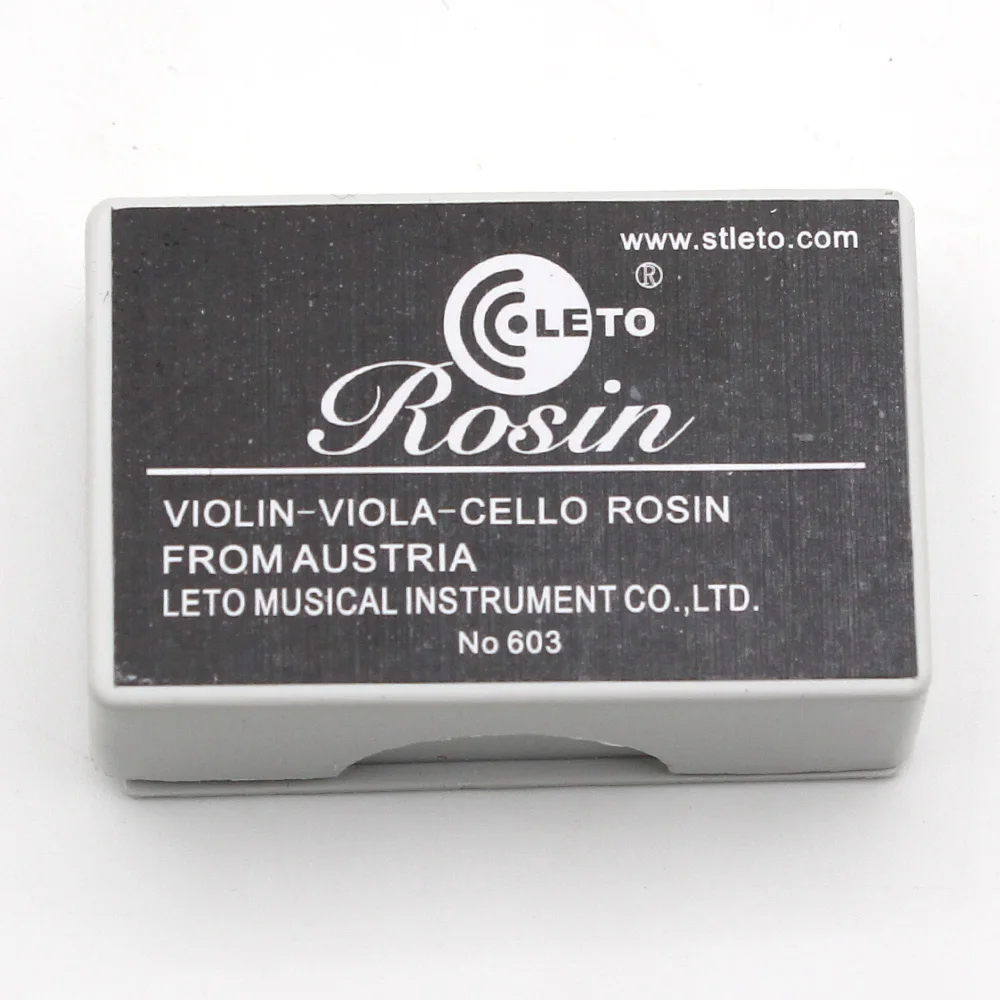 LETO Violinharz 603 für Violine, Viola, Cello, Erhu – Schwarzes Harz aus Kiefernharz zur Verbesserung der Sensibilität – Detail 9