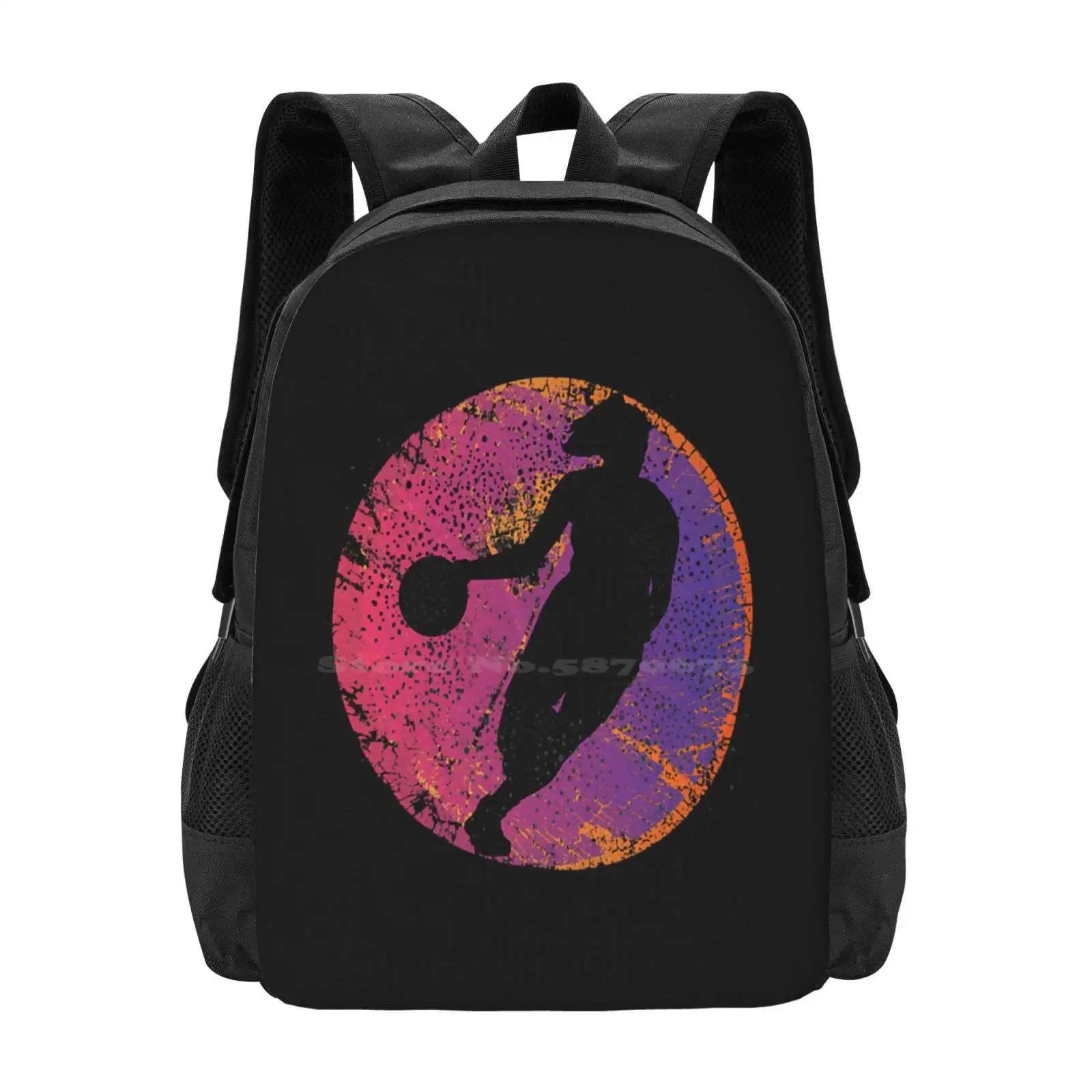 

Basketball Girls Hot Sale Schoolbag Backpack Fashion Bags Basketball Lover Funny Basketball Basketball Idea Basketball Quote