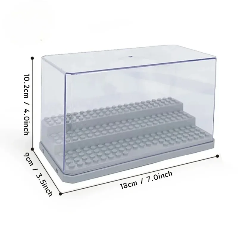 Dust-proof transparent cover mini little childe display box is suitable for small particle storage capacity holiday gifts.