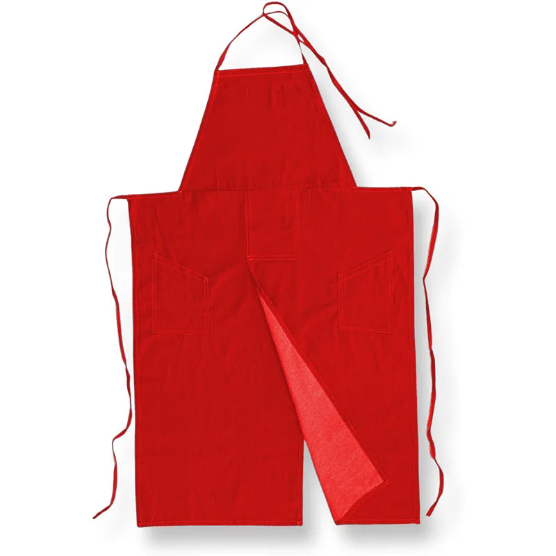 

Customizable Logo Ceramic Apron Unisex Long Length Split Design Hairdressing Workwear Durable Stain Resistant