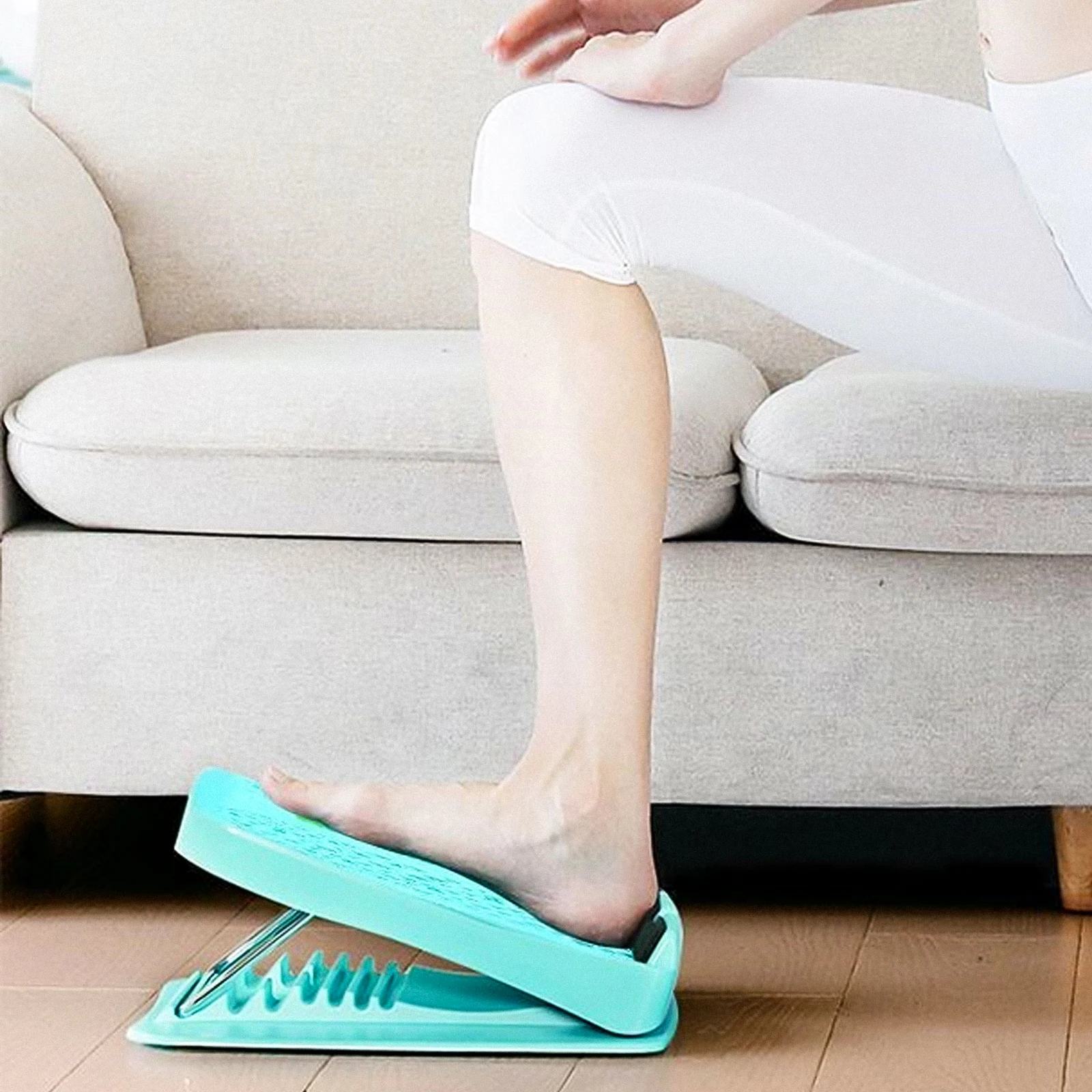

Calf Stretcher Inclined Plate Foot Pedal Adjustable Sloping Board Non Slip Design Acupressure Points Promote Circulation Relief
