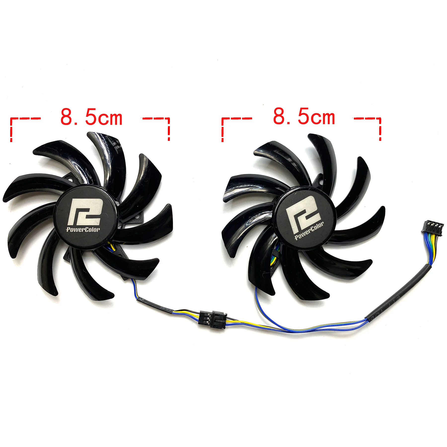 New For POWERCOLOR RX 5700 XT 6500XT 6600 6600XT 5700XT 6700 6700XT Fighter Competitive versiGraphics Card Replacement Fan