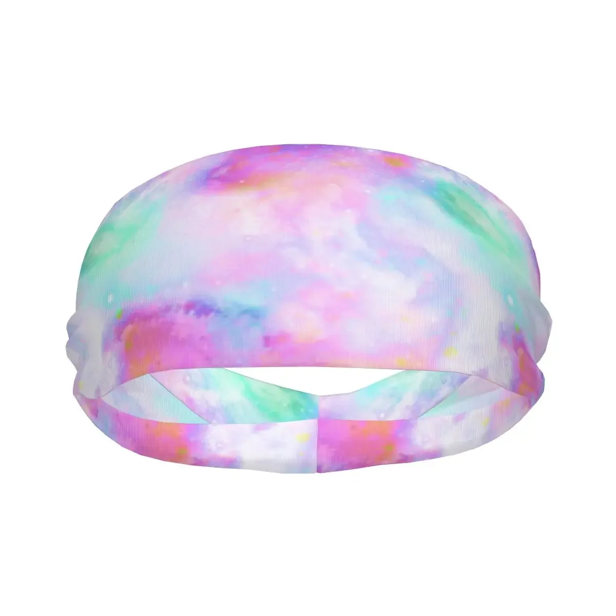 Sports Sweatband Breathable Headband Sweat Hair Head Band Galaxy Marble Print Yoga Headband