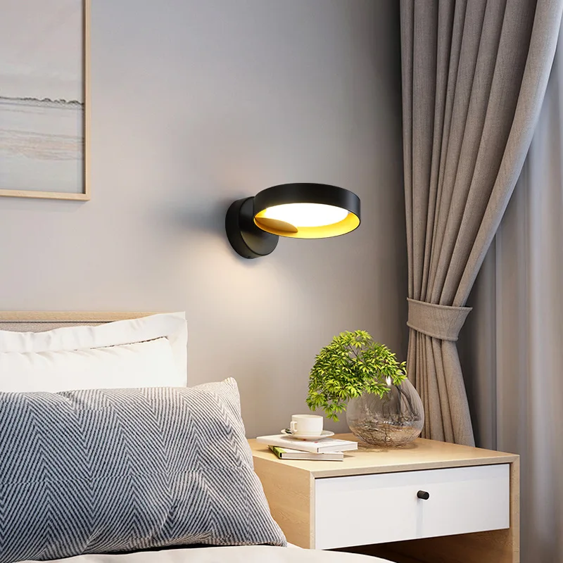 

Contemporary Nordic Wall Lamp Creative Stair Light Bedside Lamp for Bedroom Living Room Loft Designer
