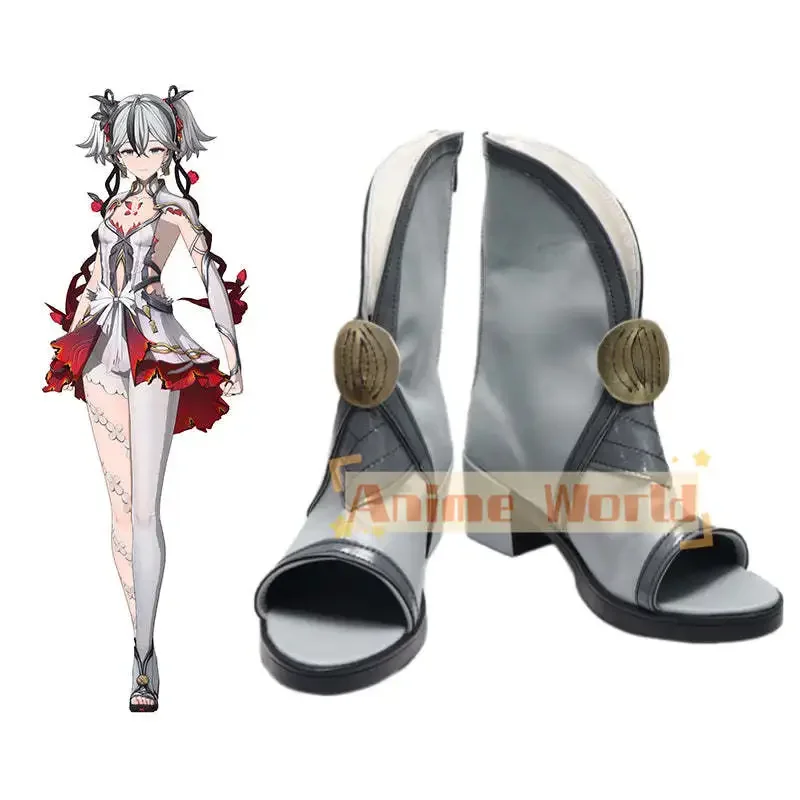 

Обувь для косплея Wuthering Waves Chun, ботинки на заказ, реквизит для карнавальной вечеринки на Хэллоуин