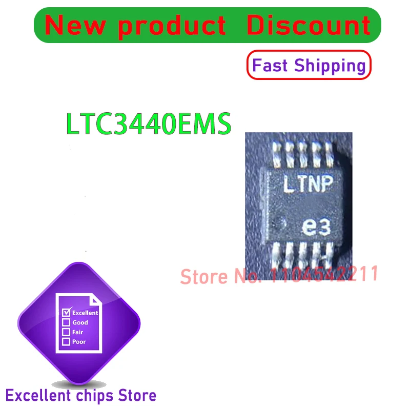 

10 шт./лот LTC3440EMS MSOP-10 LTC3440EM MSOP10 LTC3440 3440 Новый оригинал