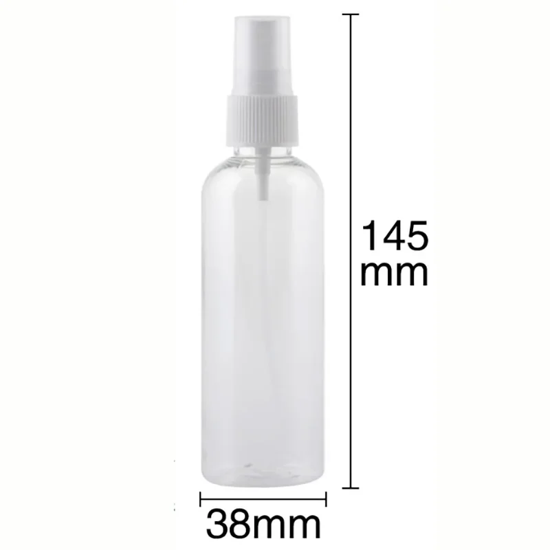 

100ml Plastic Spray Bottle Women Toner 100g Cosmetic Makeup Perfume Toners Sprayer Refillable Container Blue Brown White Green