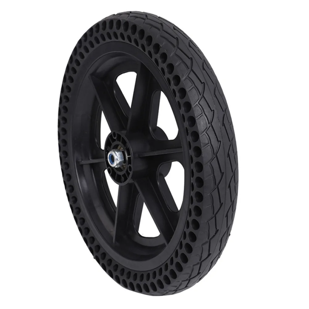 For Yubang 12 5 Inch Wheelchair Rear Wheel Replacement Solid PU Honeycomb Tire Non Inflatable Sturdy Durable Accessory