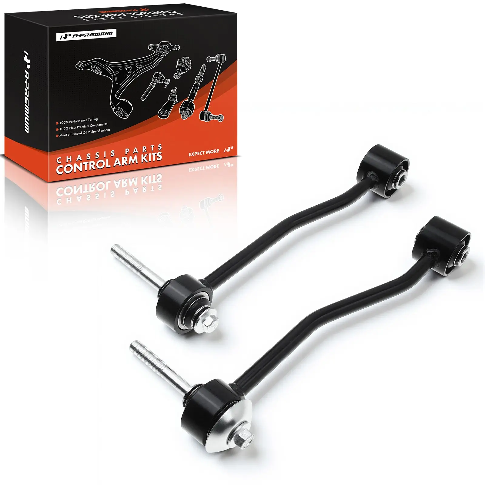 A-Premium 2x Front Sway Bar Kit for Ford F-250 Super Duty F-350 Super Duty F-450 Super Duty F-550 Super Duty 00-04 Excursion