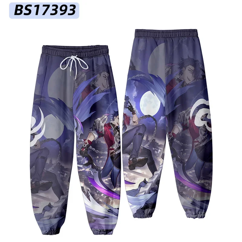 Honkai Star Rail 3D Joggers Pants Men/Women Casual Trousers Hip Hop Sweatpants Bronya Rand Tingyun Yukong Hook Cosplay Costume