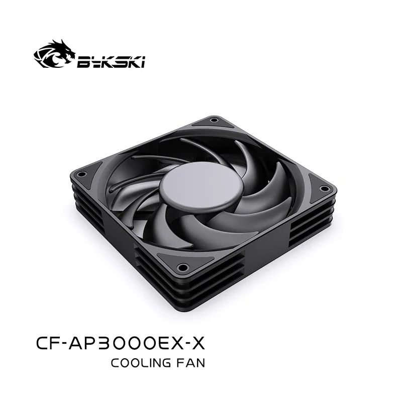 Bykski 3000RPM 12cm Fan Kit Use for Water Cooling Radiator Computer PC Case Cooler Heatsink Large Air Volume 120mm CF-AP3000EX-X