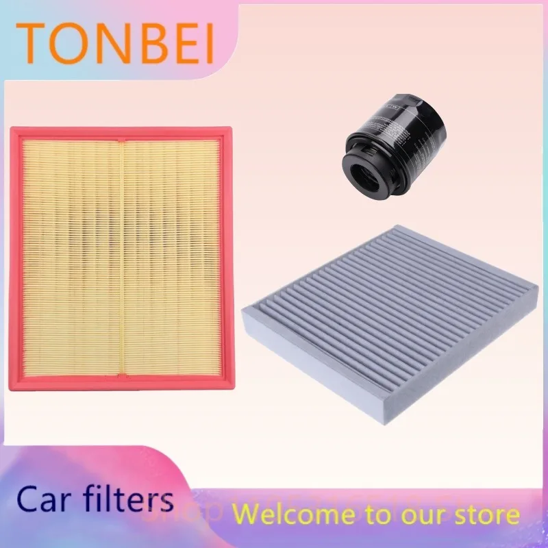

3pcs BYD Song Pro DM 1.5T Hybrid Oil Air Cabin Filter Set Auto Parts