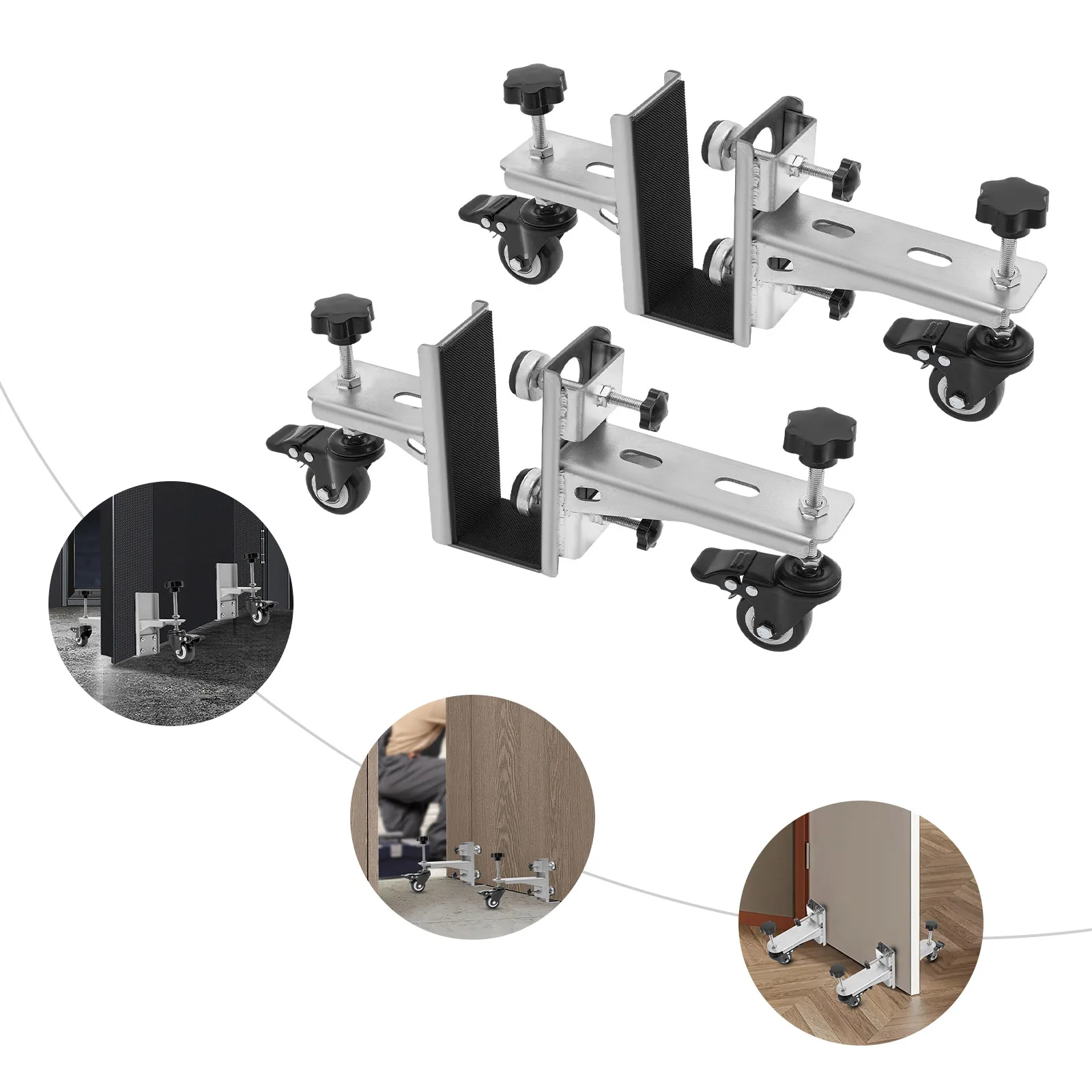 

Инструмент для установки дверей, инструмент для монтажа дверей толщиной от 1,375 до 2,25 дюйма, набор инструментов для установки дверей с 4 фиксаторами