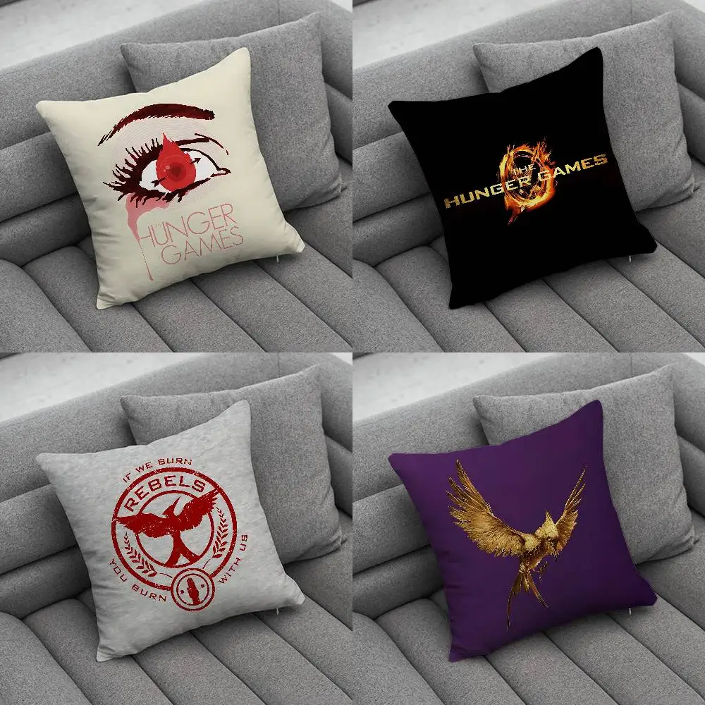 

The H-Hunger G-Games Print Pattern Sofa Cushion Cover Pillowcase Home Party Car Bedding