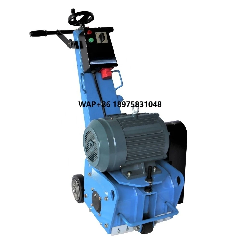 Factory direct sales electric 10hp 250mm hand push milling machine/concrete floor road repair machine