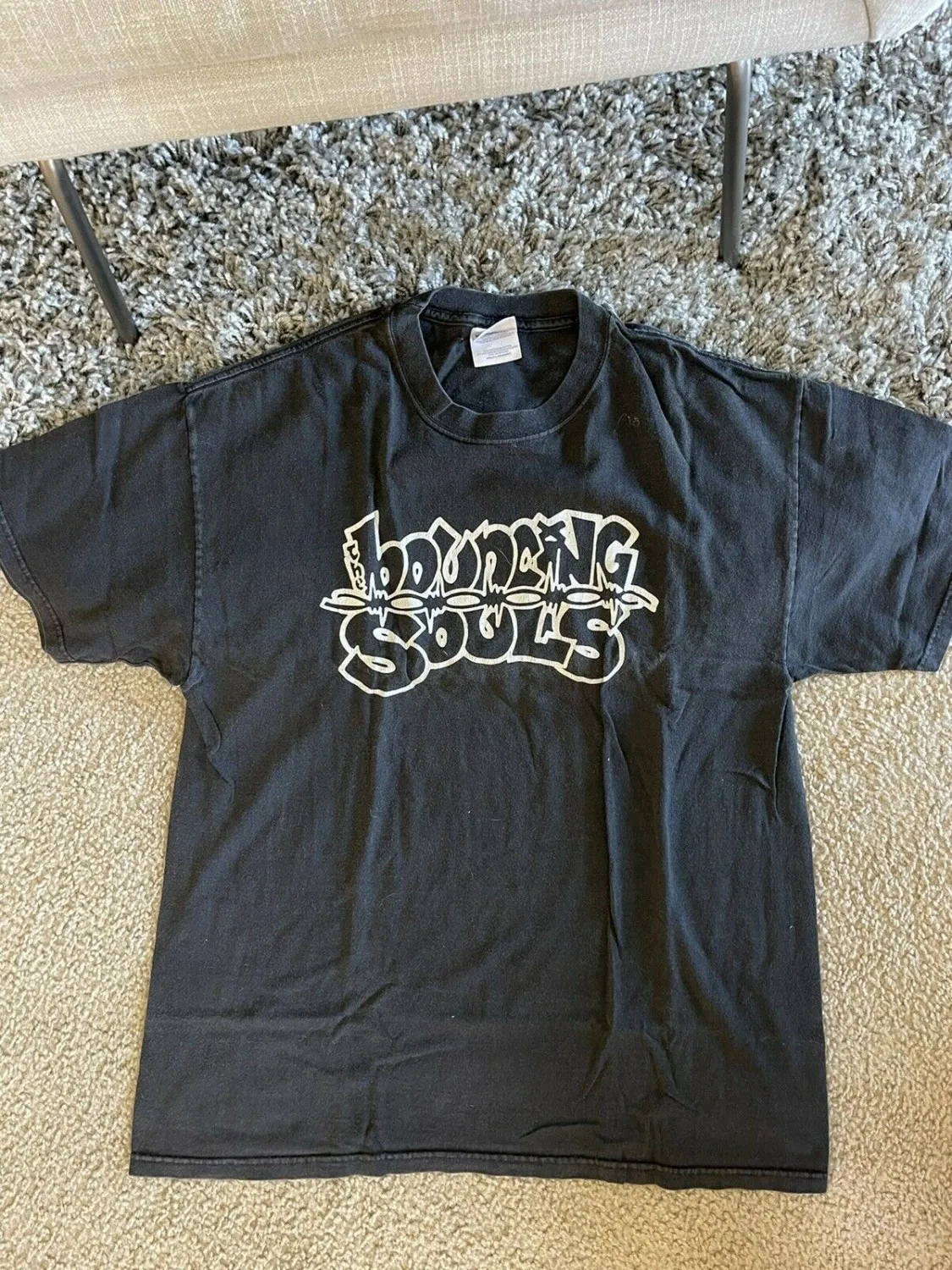 

Souls Camiseta Punk Rock Des Innov 90% T À Manches Courtes En Coton Imprimé Vintage Américain