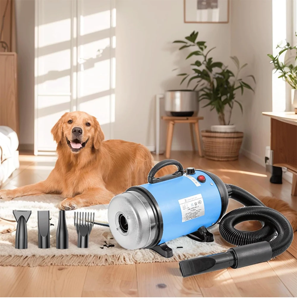 

High Quality Pets Automatic Adjustable Speed Low Noise Cat Dog Pet Hair Drying Blowing Grooming Vacuum Dryer Machine