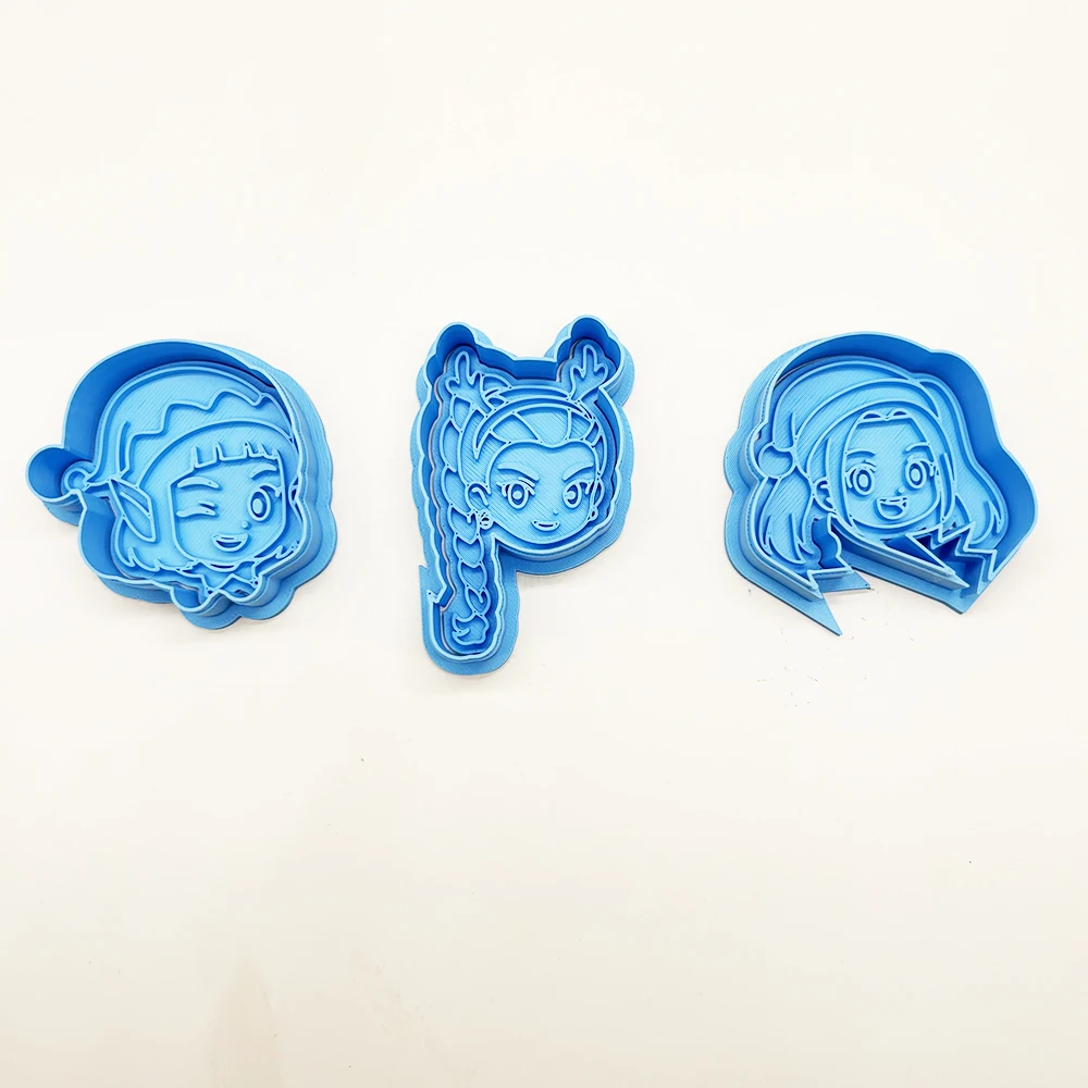 Cortador de galletas Kpop Chrismas Demon Hunters Halloween Hot Boys Huntrix Saja Rumi Zoey Jinu Mira vendido mi alma cortador de galletas