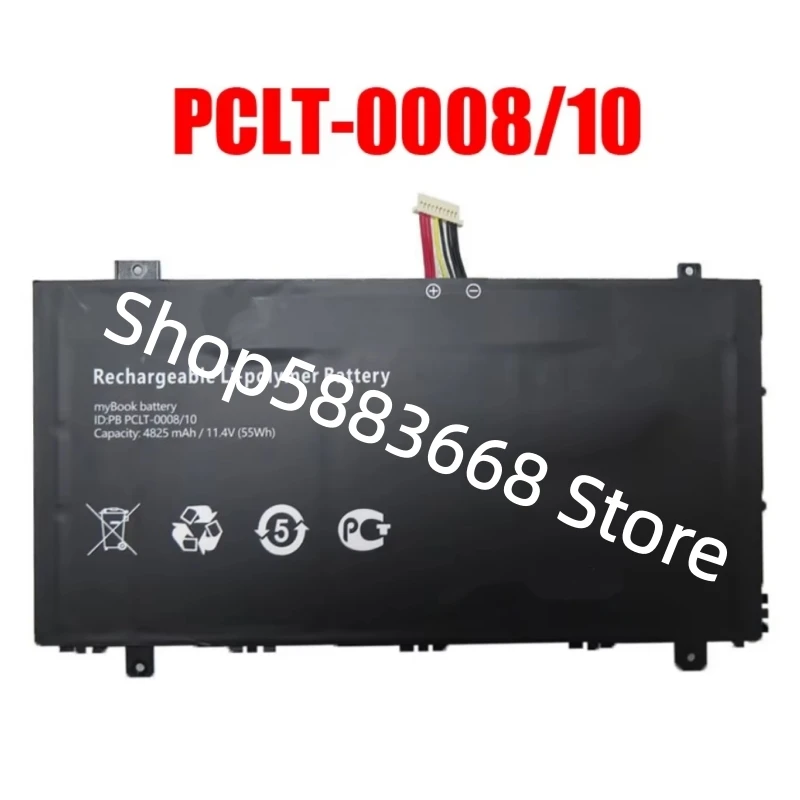 PB PCLT-0008/10 11.4V 55Wh 4825mAh 10-pin 8-wire Laptop Battery For Rombica MyBook Eclipse PCLT-0008 PCLT-0009 PCLT-0010