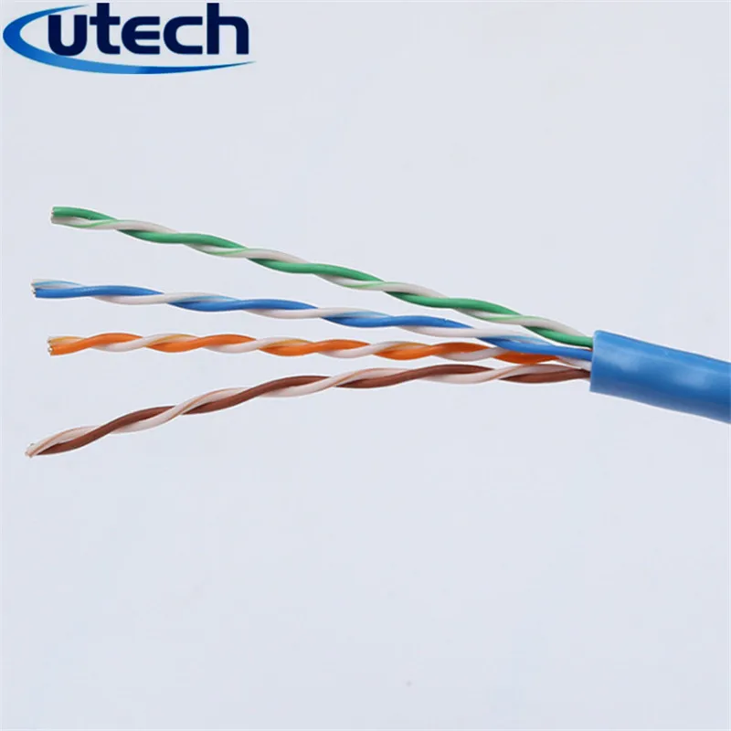 Kabel Lan Ethernet Cat5e do użytku wewnętrznego OEM, kabel utp cat 5e Zewnętrzny kabel sieciowy