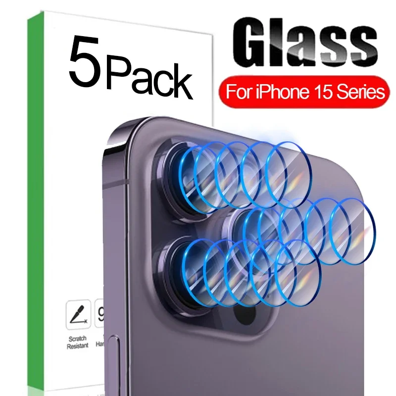 Phone Back Camera Tempered Glass Screen Protector For iPhone 15 15Plus 15Pro Max Accessories Rear Le